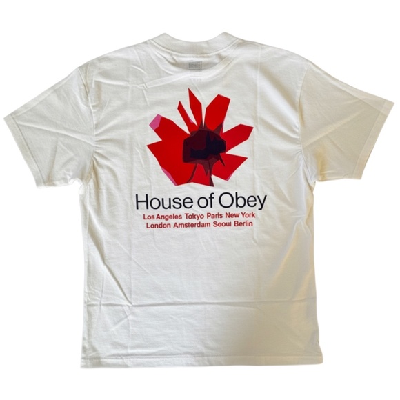 Obey, NWT House Of Obey Floral Classic Tee - Picture 5 of 7